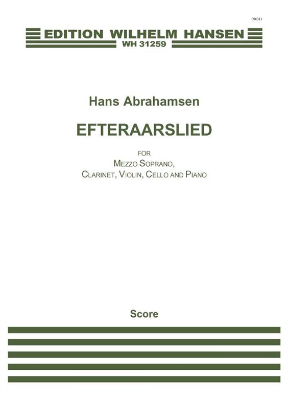 Hans Abrahamsen: Efteraarslied (Score)