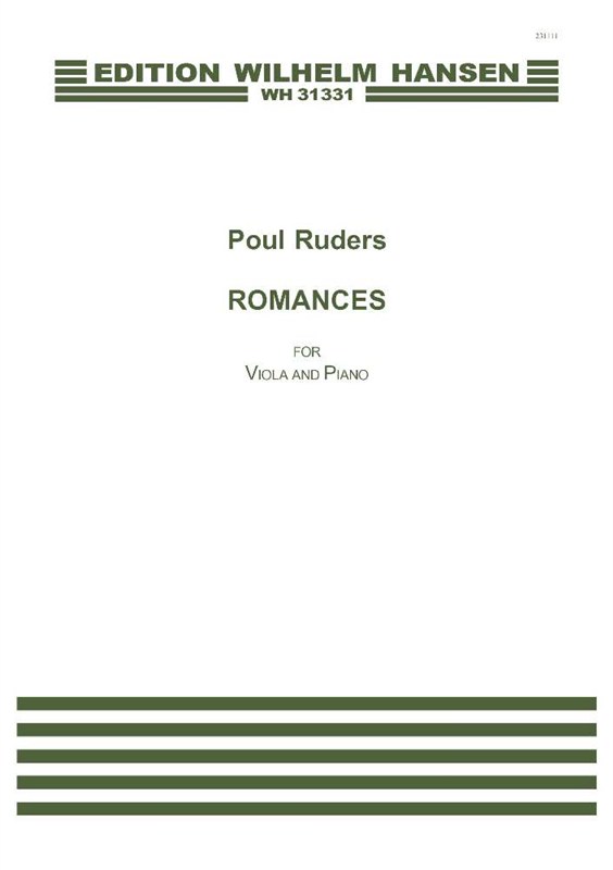 Poul Ruders: Romances (Score and Parts)