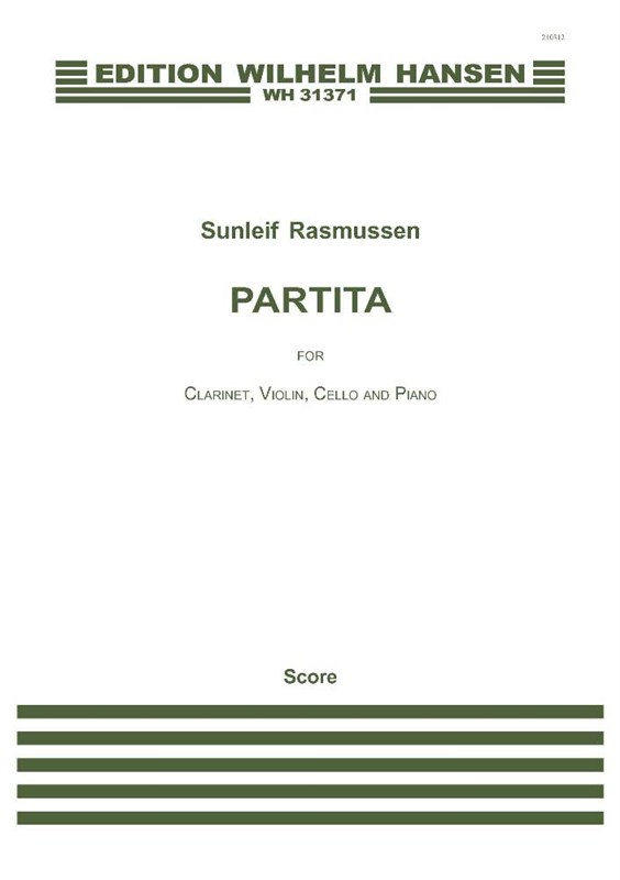 Sunleif Rasmussen: Partita (Score)