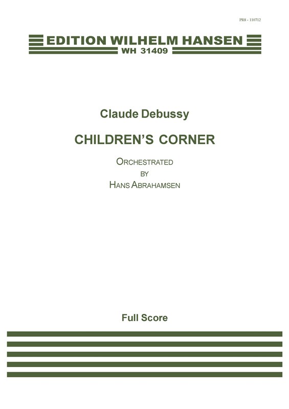 Claude Debussy: Children's Corner (Score) Arr.: Hans Abrahamsen