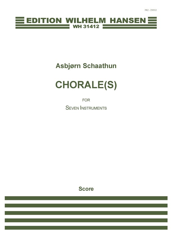 Asbjrn Schaathun: Chorale (s) (Score)