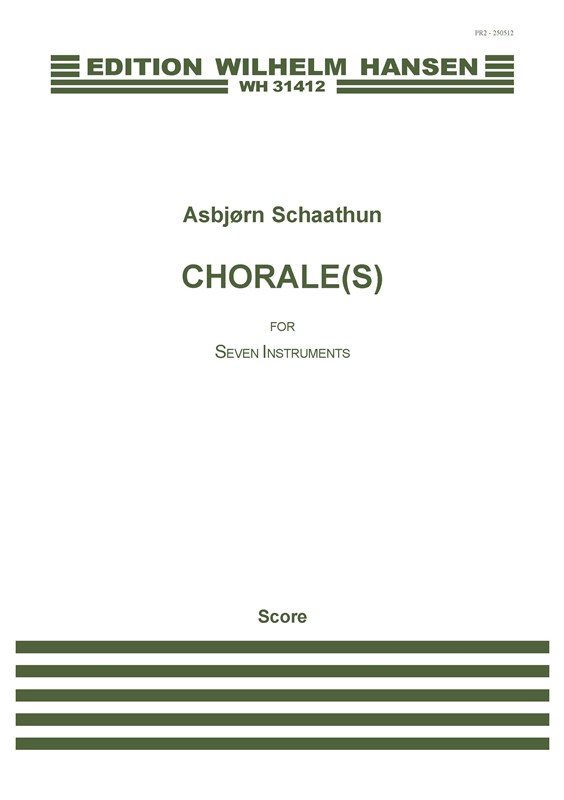 Asbjørn Schaathun: Chorale (s) (Score)