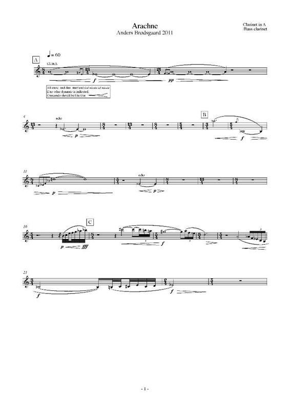 Anders Brdsgaard: Arachne (Parts)