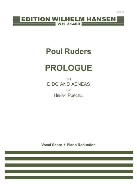 Poul Ruders: Prologue (Vocal score)