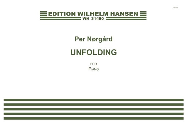 Per Nørgård: Unfolding (For piano)
