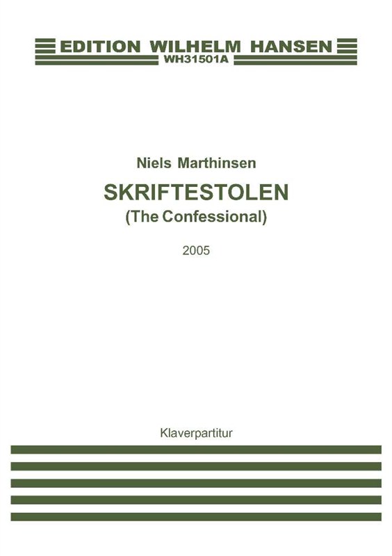 Niels Marthinsen: The Confessional (Vocal score)