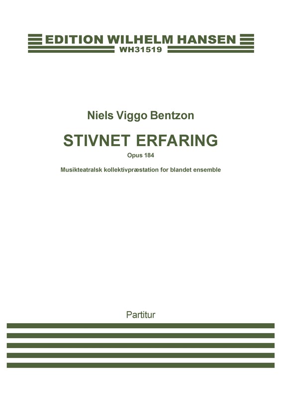 Niels Viggo Bentzon: Stivnet Erfaring, Op.184 (Player's score)