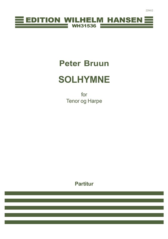 Peter Bruun: Solhymne (Player's score)