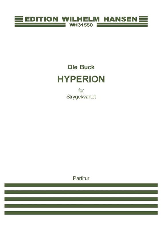 Ole Buck: Hyperion (Score)