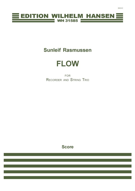 Sunleif Rasmussen: Flow (Score)