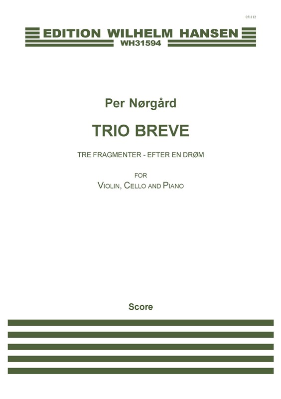 Per Nrgrd: Trio Breve (Score and parts)