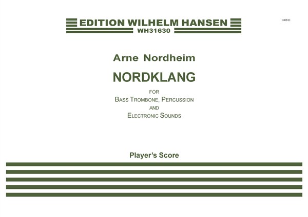 Arne Nordheim: Nordklang (player's score)