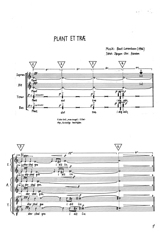 Bent Lorentzen: Plant Et Trae