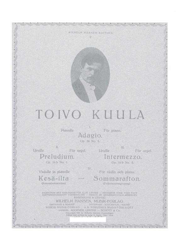Toivo Kuula: Intermezzon Op. 16b No.2 (organ)