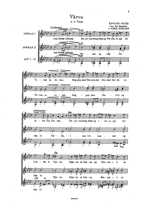Edvard Grieg: Våren