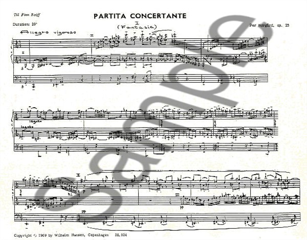 Per Nrgrd: Partita Concertante Op.23