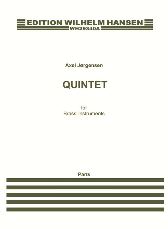Axel Jrgensen: Quintet For Brass Instruments (Score)