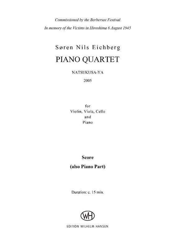 Sren Nils Eichberg: Piano Quartet