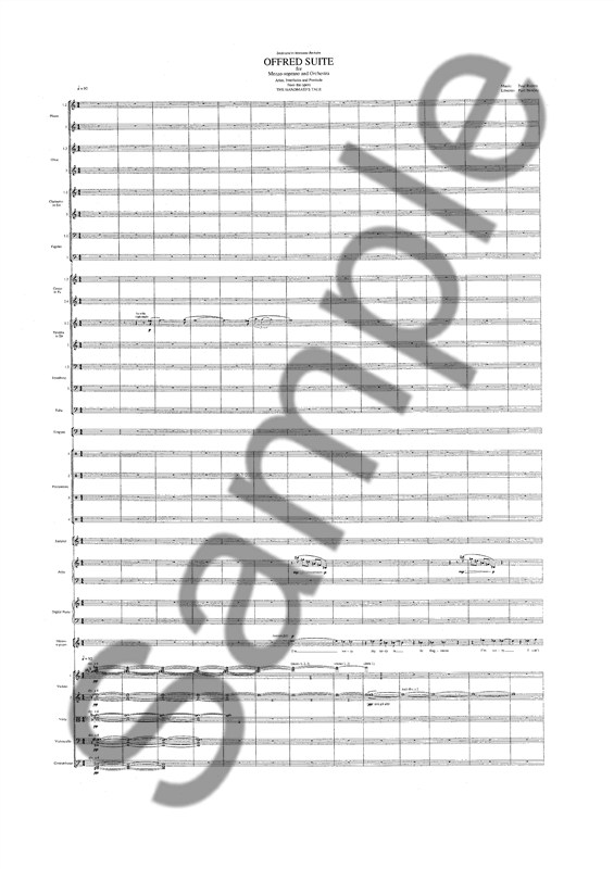 Poul Ruders: Offred Suite (Score)