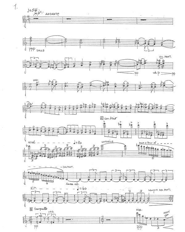 Sunleif Rasmussen: String Quartet No.1 (score)