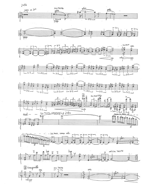 Sunleif Rasmussen: String Quartet No.1 (parts)