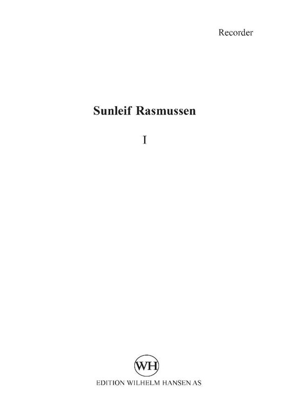Sunleif Rasmussen: I (Score)