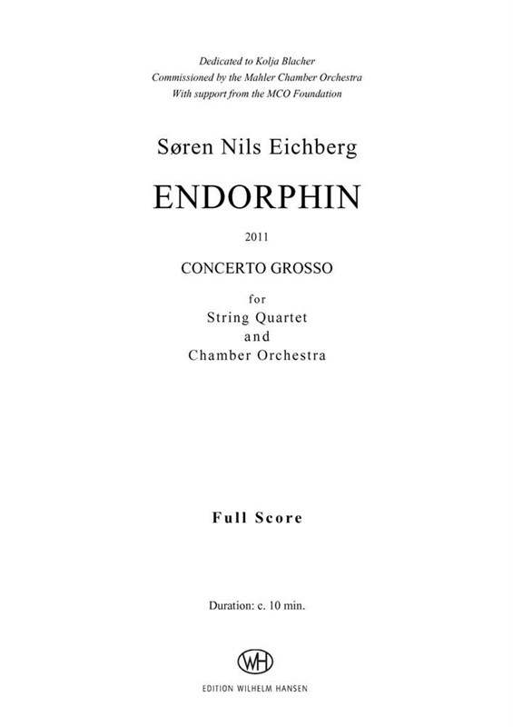 Sren Nils Eichberg: Endorphin (Full Score)