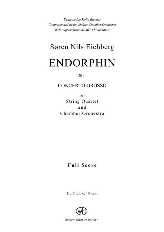 Søren Nils Eichberg: Endorphin (Full Score)