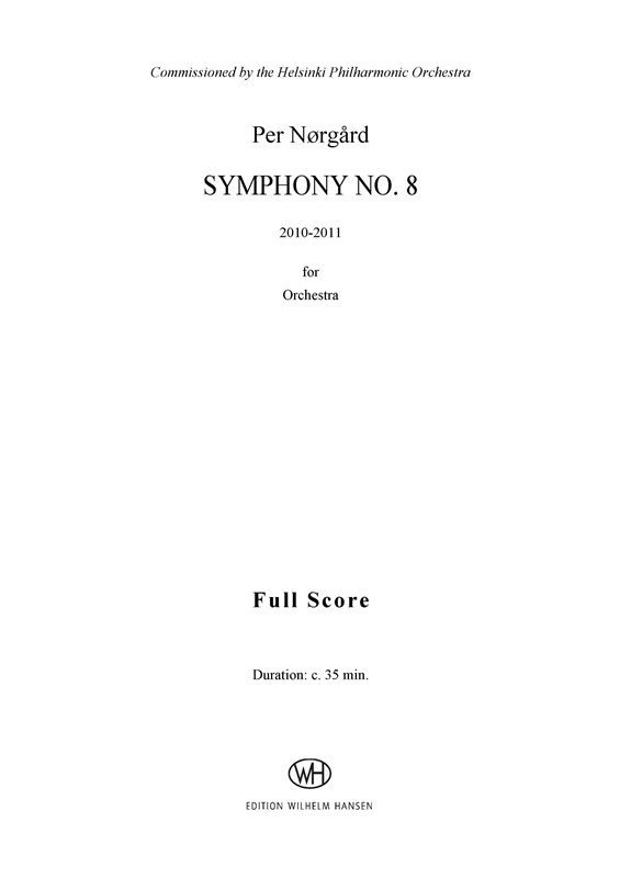 Per Nrgrd: Symphony No.8 (Score)