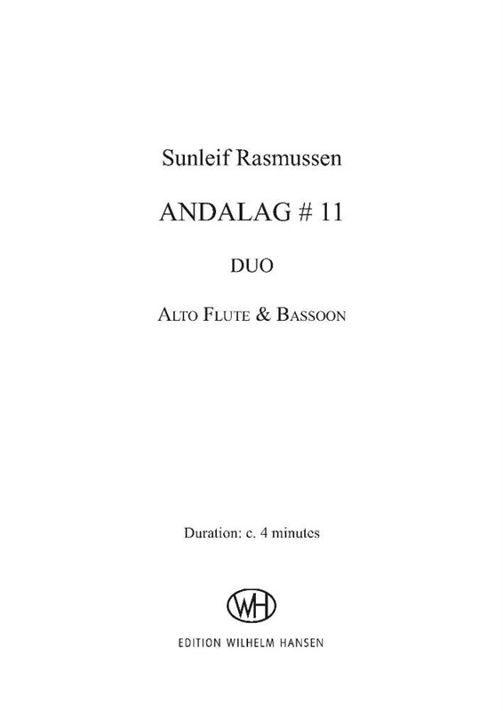 Sunleif Rasmussen: Andalag # 11