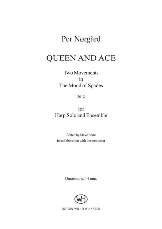 Per Nørgård: Queen And Ace (Score)