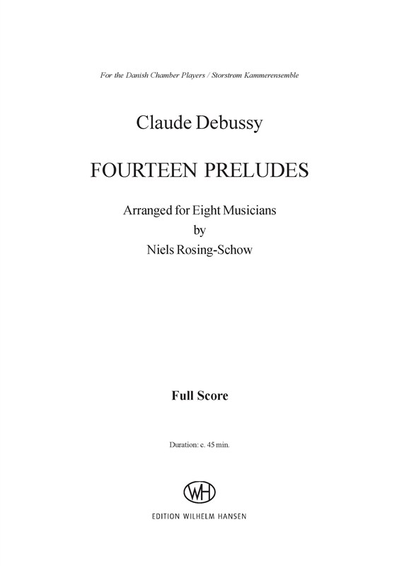 Claude Debussy: Fourteen Preludes (Score)