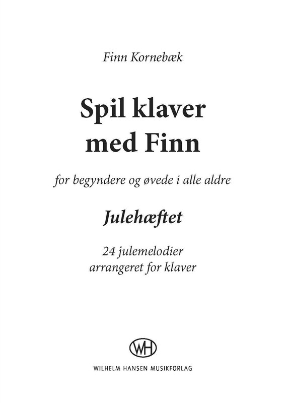 Finn Kornebæk: Spil klaver med Finn - JULEHÆFTET