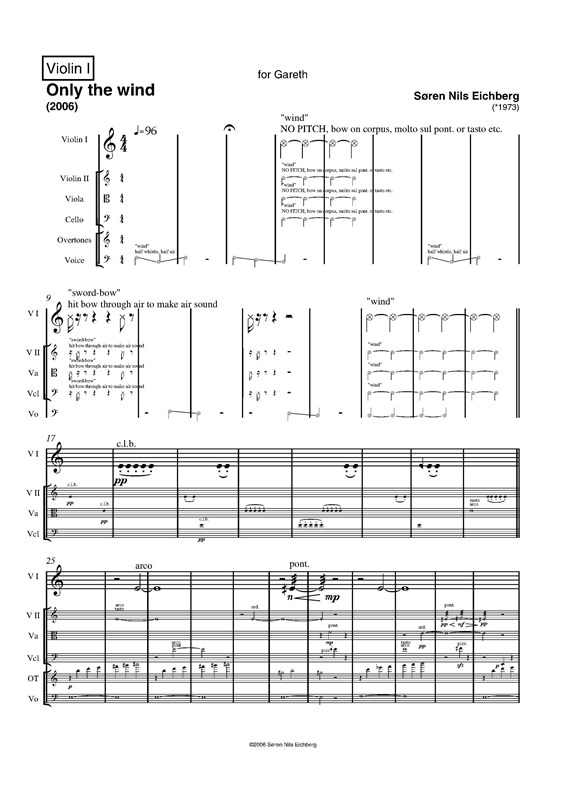 Søren Nils Eichberg: Only The Wind (Parts)