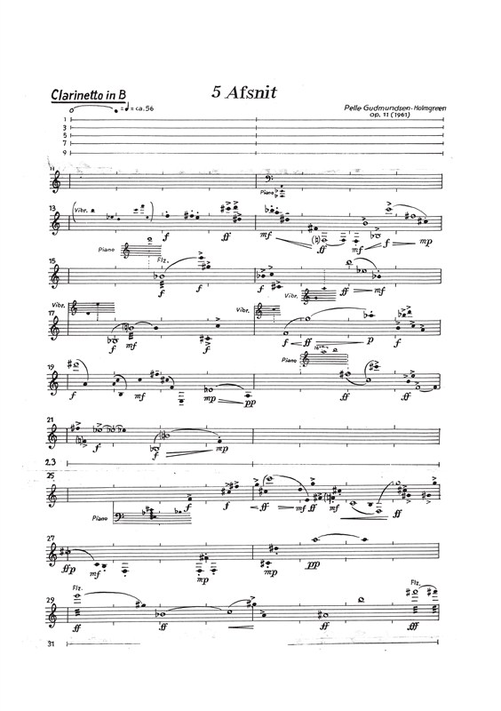 Pelle Gudmundsen-Holmgreen: In Terra Pax (Score)