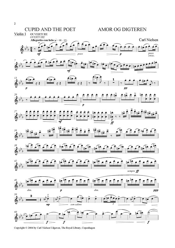Carl Nielsen: Cupid And The Poet (Parts)