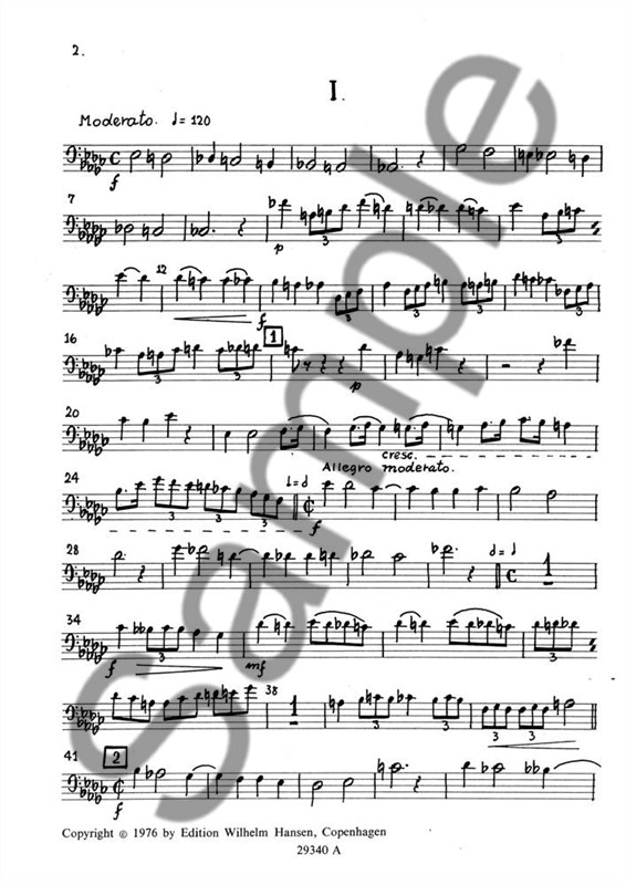 Axel Jørgensen: Quintet For Brass Instruments (Parts)
