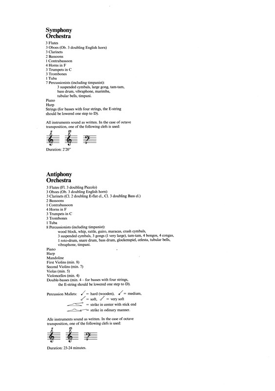 Pelle Gudmundsen-Holmgreen: Symphony Antiphony (Score)