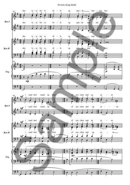 Søren Birch: Kantate til Jul (Vocal Score)