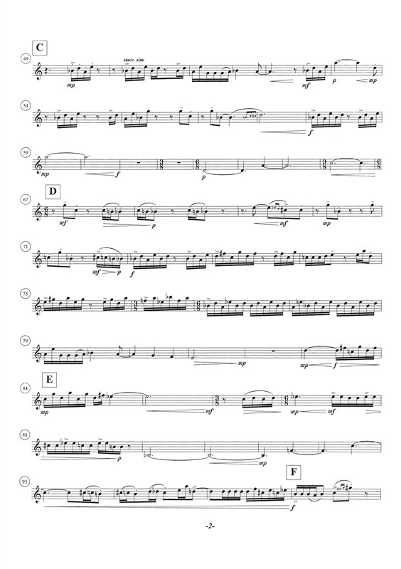 Britta Byström: Delusions (Solo trumpet part)