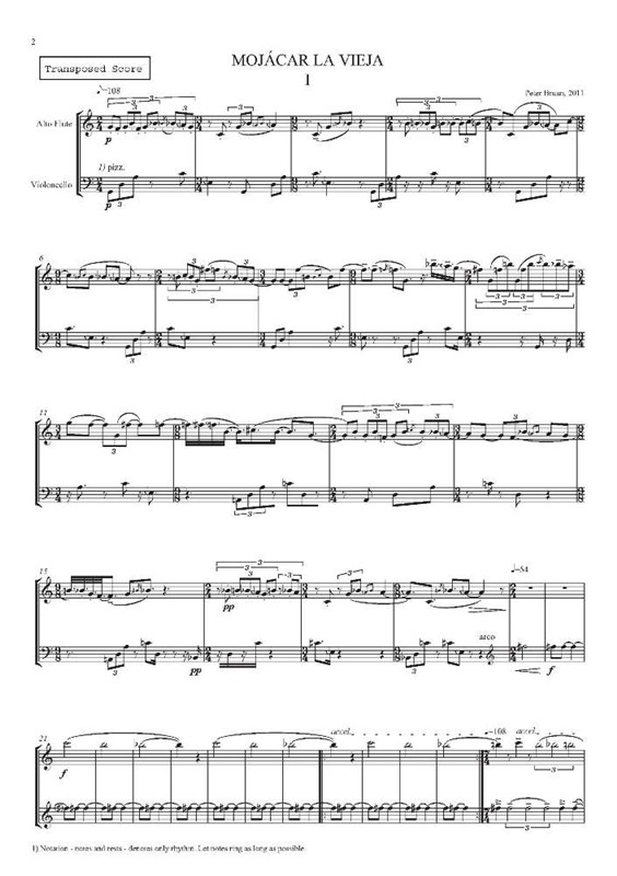 Peter Bruun: Mojácar La Vieja (Player's score)