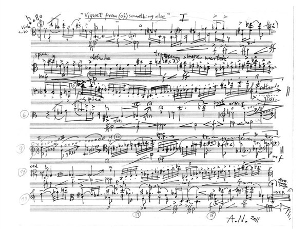 Anders Nordentoft: Three Vignettes (For viola solo)
