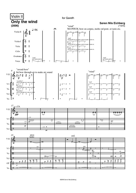 Søren Nils Eichberg: Only The Wind (Parts)