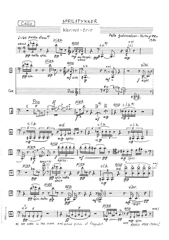 Pelle Gudmundsen-Holmgreen: Mirror Pieces (Score & Parts)