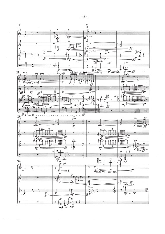Pelle Gudmundsen-Holmgreen: String Quartet No.6 Parting