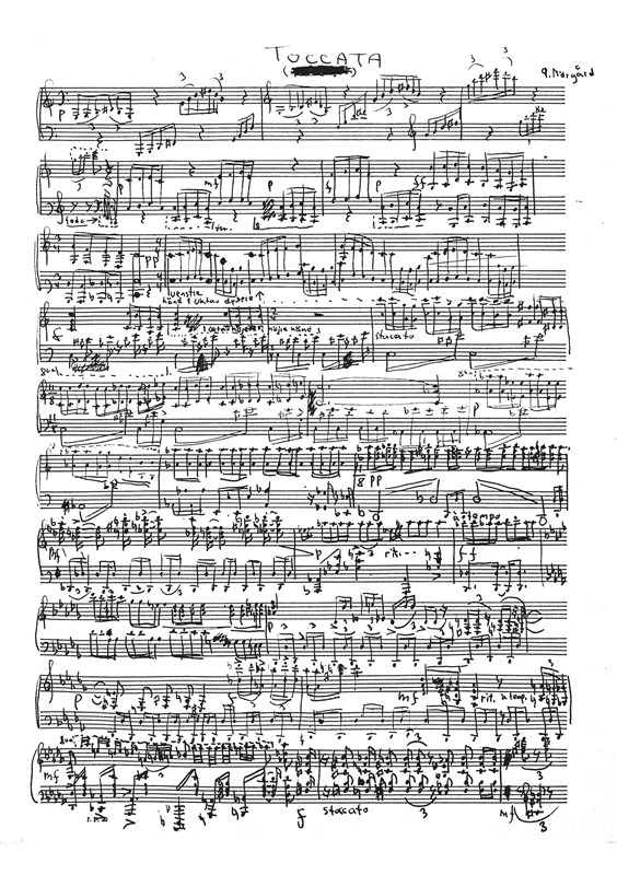 Per Nrgrd: Toccata For Klaver 1949 (piano)