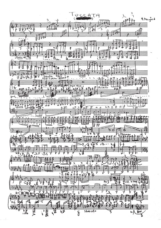 Per Nørgård: Toccata For Klaver 1949 (piano)