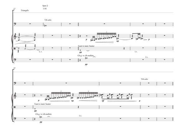 Arne Nordheim: Nordklang (player's score)