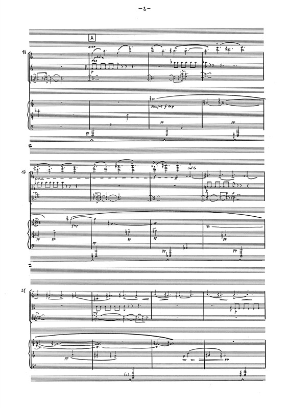 Steen Pade: Lamento For Piano Quartet (Score)