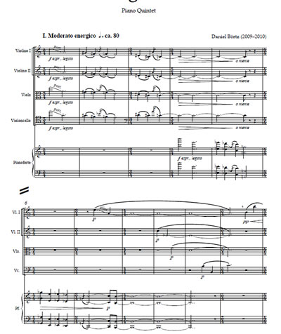 Daniel Börtz: Agora (Pianokvintett)